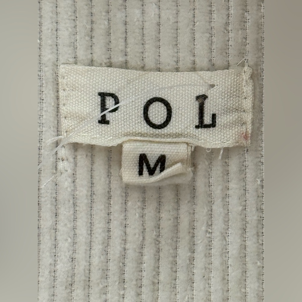 Pol, Collared Button Down Plaid Shacket. Size Med… - image 5